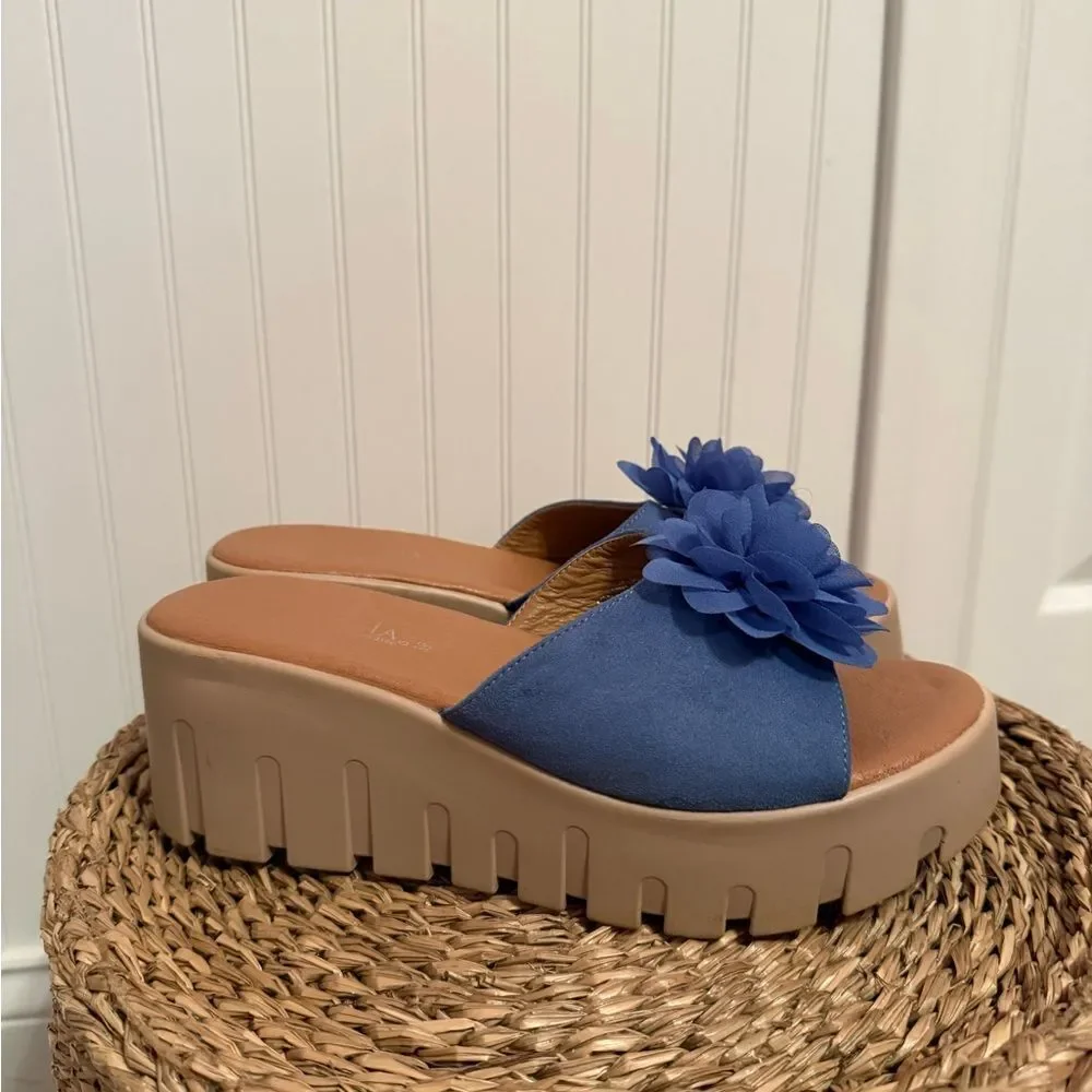 PATRIZIA Women's Mumsie Wedge Sandal - 39 - Good Used Condition